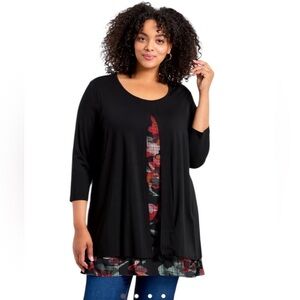 NWT Avenue Alex Tunic in Shadow Floral - Size 30/32
